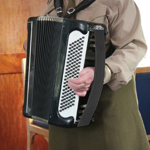 Black accordion strap for - pu,