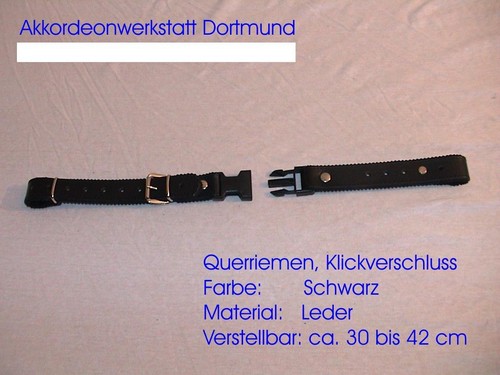Leather cross strap for